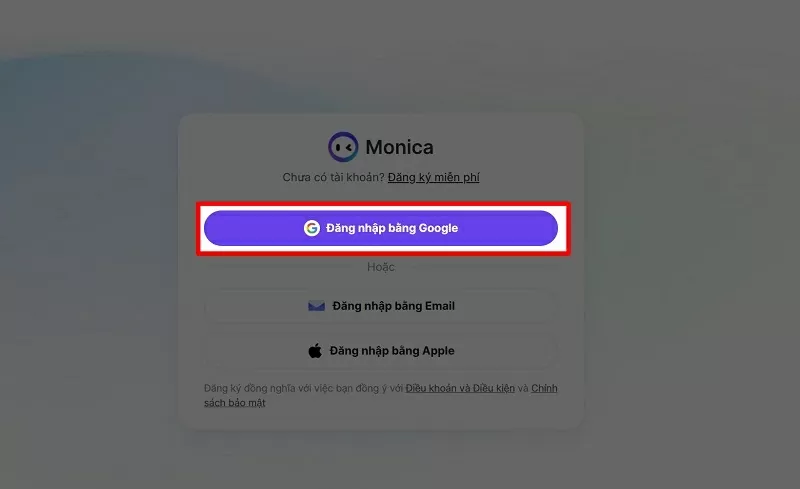 Tiến hành đăng nhập Tiến hành đăng nhập