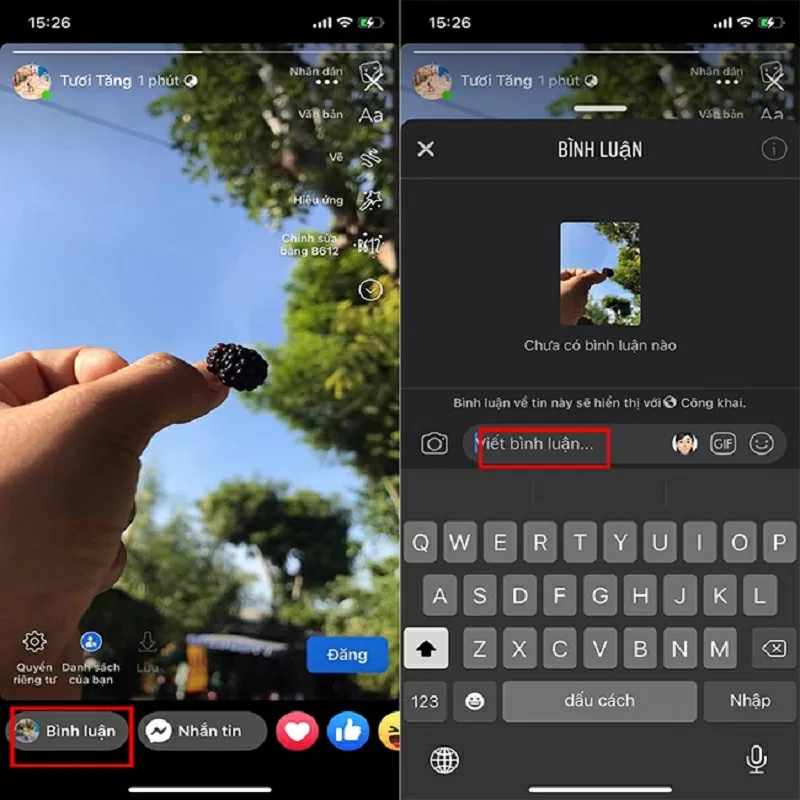 Đăng tin như bình thường Đăng tin như bình thường