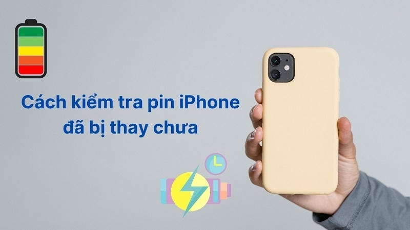 Mách bạn cách kiểm tra pin iPhone đã bị thay chưa siêu đơn giản