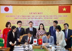 Nhật Bản tài trợ hơn 5 tỷ đồng cho một trường học tại Phú Thọ