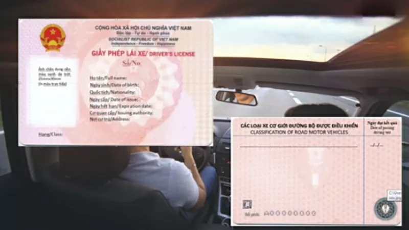 Mẫu giấy phép lái xe mới nhất do Bộ Công an cấp từ ngày 1/3/2025