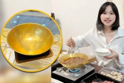 Nồi nấu lẩu bằng vàng nguyên chất ở Trung Quốc