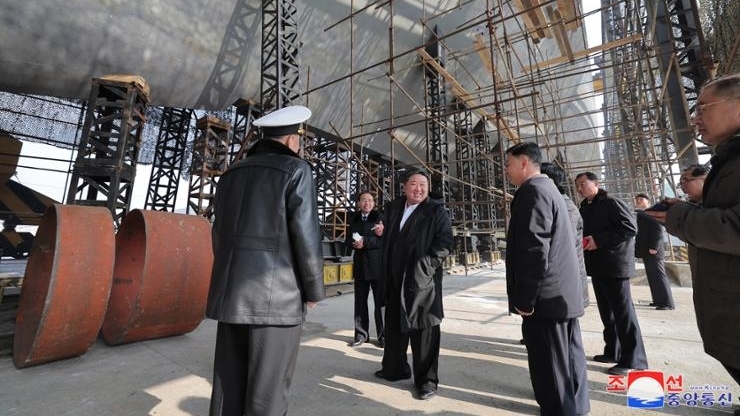Nhà lãnh đạo Triều Tiên thị sát dự án đóng tàu ngầm hạt nhân, củng cố năng lực phòng thủ hàng hải 'không giới hạn'
