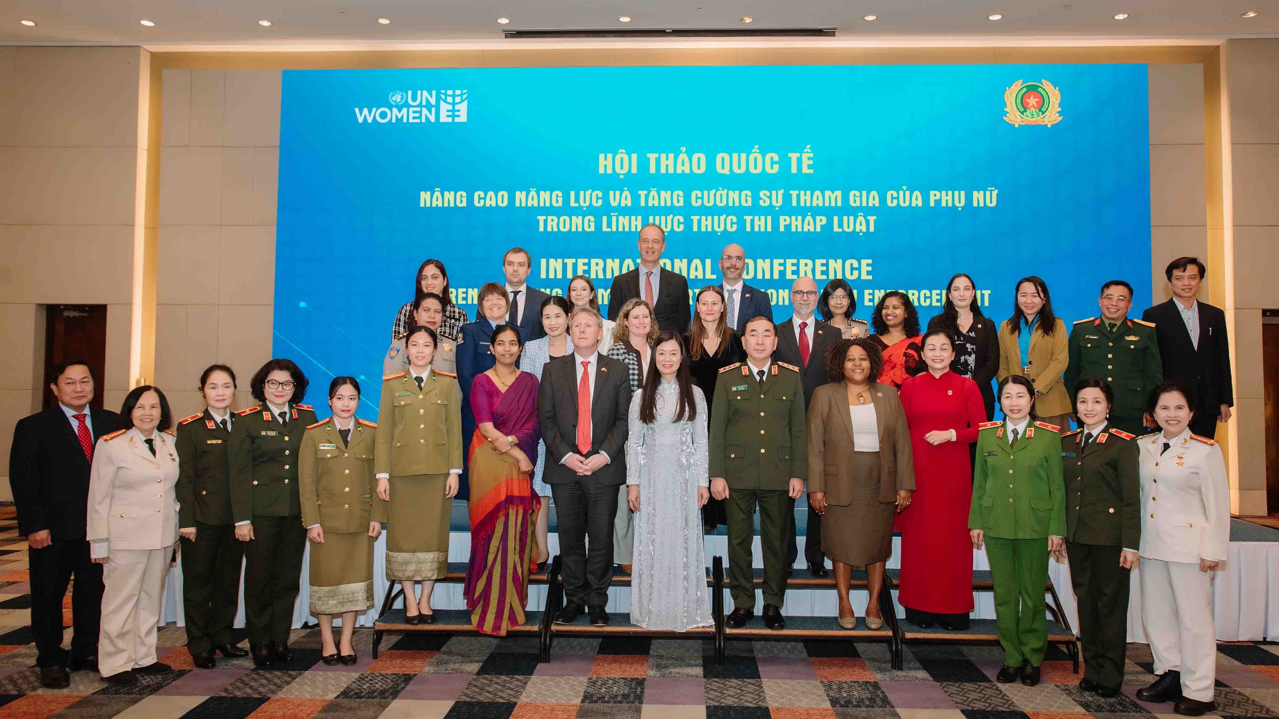 Nâng cao năng lực và tăng cường sự tham gia của phụ nữ trong lĩnh vực thực thi pháp luật