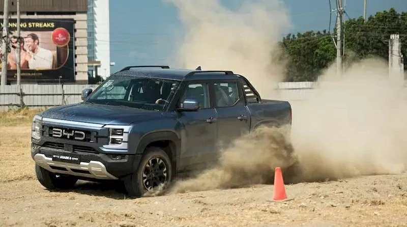 BYD Shark 6 2025 có khả năng off-road ấn tượng BYD Shark 6 2025 có khả năng off-road ấn tượng