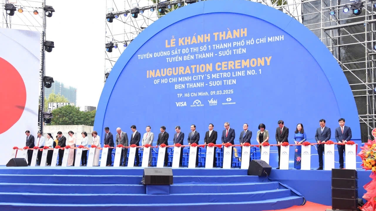 Khánh thành tuyến metro Bến Thành - Suối Tiên: Biểu tượng hợp tác Việt Nam - Nhật Bản