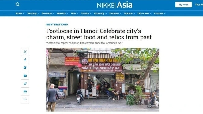 Báo Nhật khắc họa sinh động nét hấp dẫn của Thủ đô Hà Nội