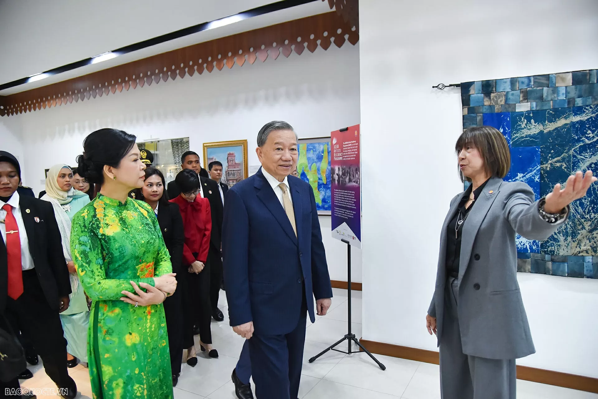 Tổng Bí thư Tô Lâm lần đầu tiên thăm Ban Thư ký ASEAN tại Jakarta, Indonesia