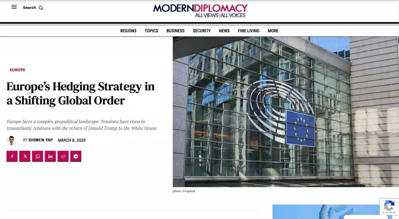 Chiến lược phòng ngừa của châu Âu trong trật tự toàn cầu đầy biến động Chiến lược phòng ngừa của châu Âu trong trật tự toàn cầu đầy biến động