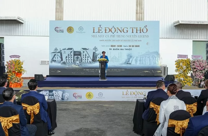 Trung Nguyên Legend động thổ xây dựng nhà máy cà phê lớn nhất Đông Nam Á tại Buôn Ma Thuột Trung Nguyên Legend động thổ xây dựng nhà máy cà phê lớn nhất Đông Nam Á tại Buôn Ma Thuột