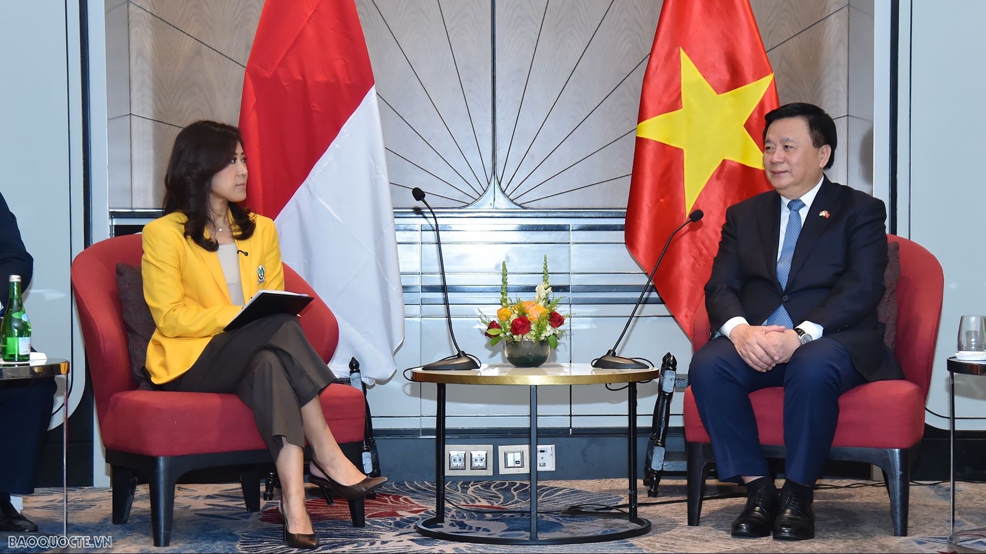 Đồng chí Nguyễn Xuân Thắng gặp lãnh đạo một số chính đảng và Chủ tịch Viện Hành chính công quốc gia Indonesia