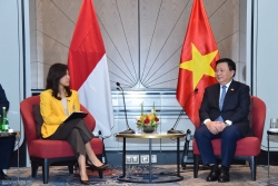 Đồng chí Nguyễn Xuân Thắng gặp lãnh đạo một số chính đảng và Chủ tịch Viện Hành chính công quốc gia Indonesia