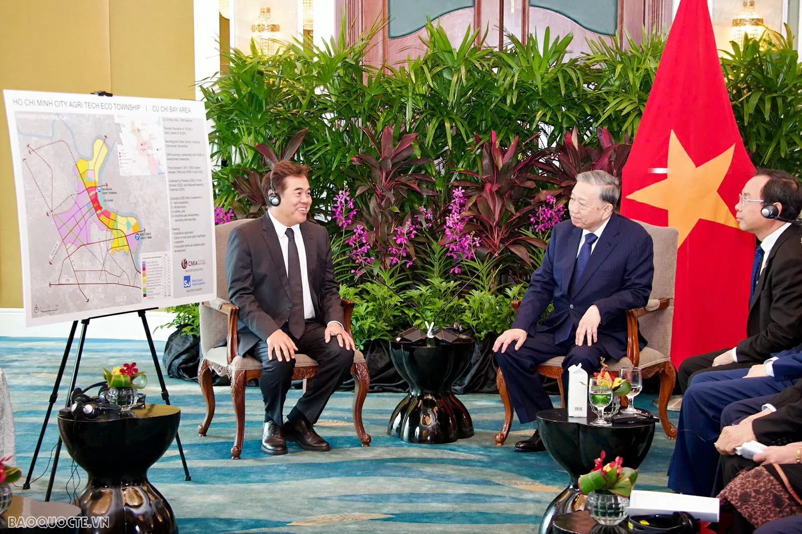 Tổng Bí thư Tô Lâm tiếp ông Lee Chong Min, Chủ tịch CMIA Capital Partners. (Ảnh: Văn Hiếu) Tổng Bí thư Tô Lâm tiếp ông Lee Chong Min, Chủ tịch CMIA Capital Partners. (Ảnh: Văn Hiếu)