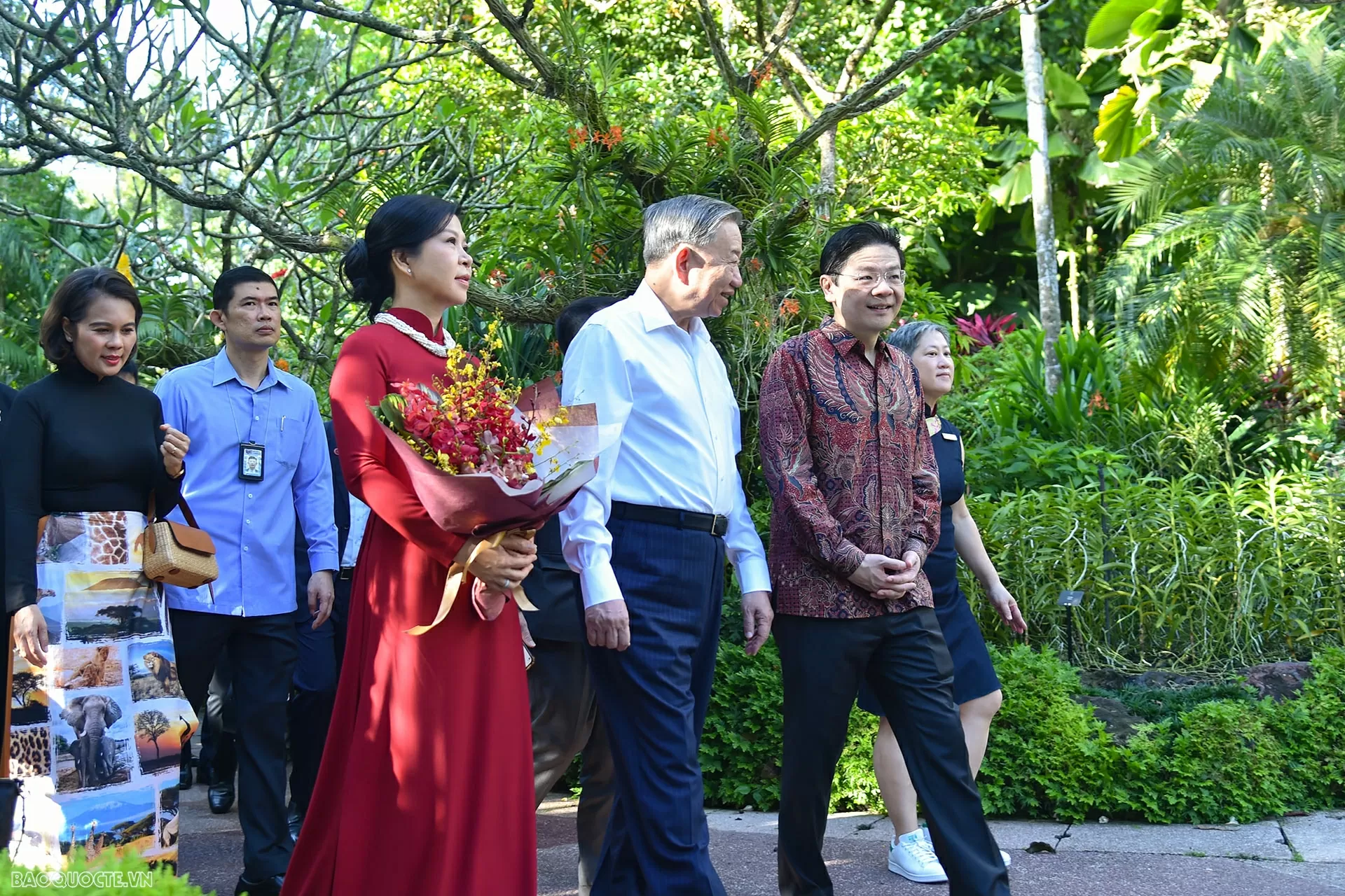 Lễ đặt tên cho hoa phong lan - nghi lễ ngoại giao đặc biệt Singapore dành cho Tổng Bí thư Tô Lâm và Phu nhân Lễ đặt tên cho hoa phong lan nghi lễ ngoại giao đặc biệt Singapore dành cho Tổng Bí thư Tô Lâm và Phu nhân