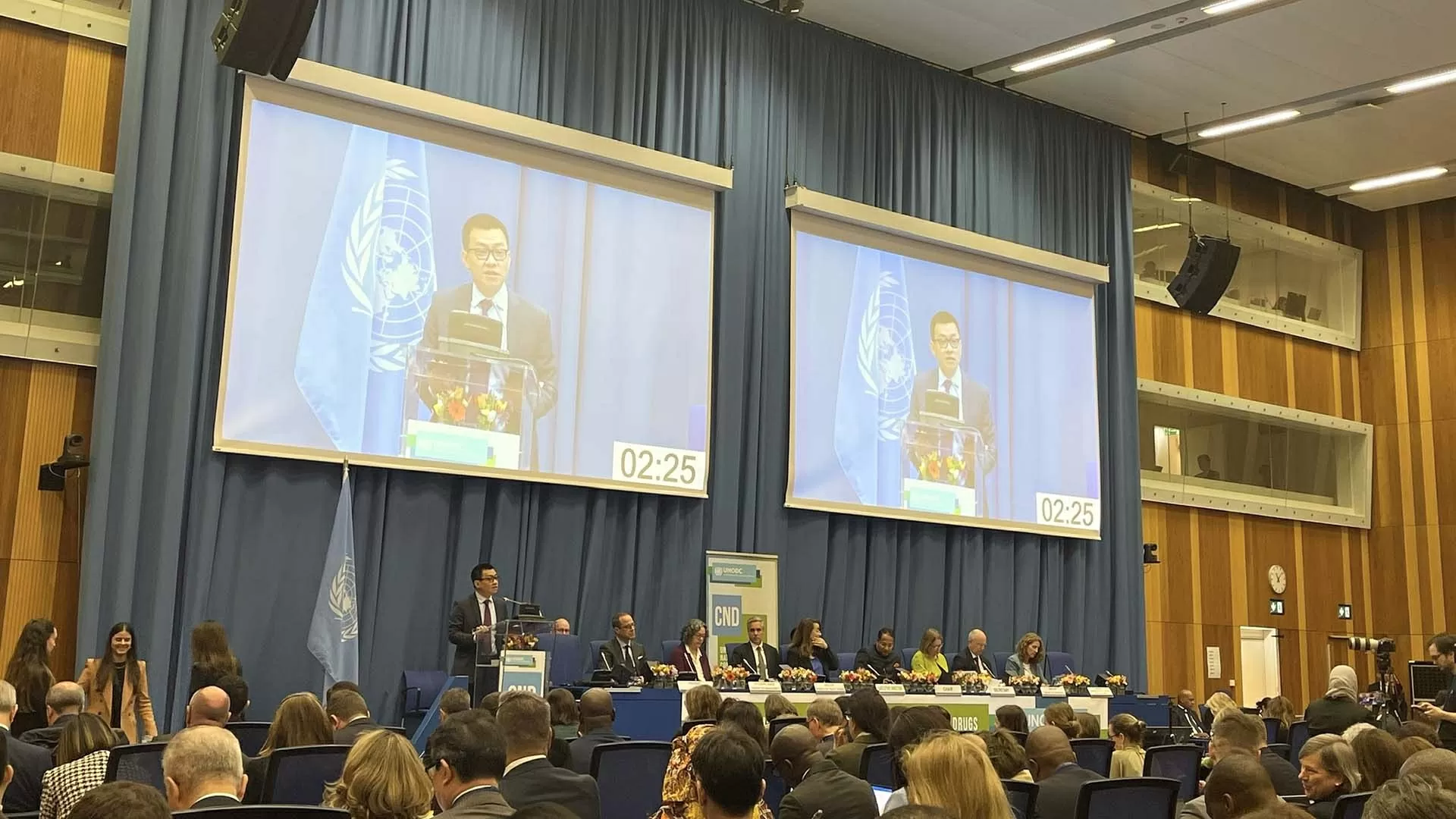 Việt Nam tham dự Hội nghị lần thứ 68 của Ủy ban kiểm soát ma túy Liên hợp quốc Việt Nam tham dự Hội nghị lần thứ 68 của Ủy ban kiểm soát ma túy Liên hợp quốc