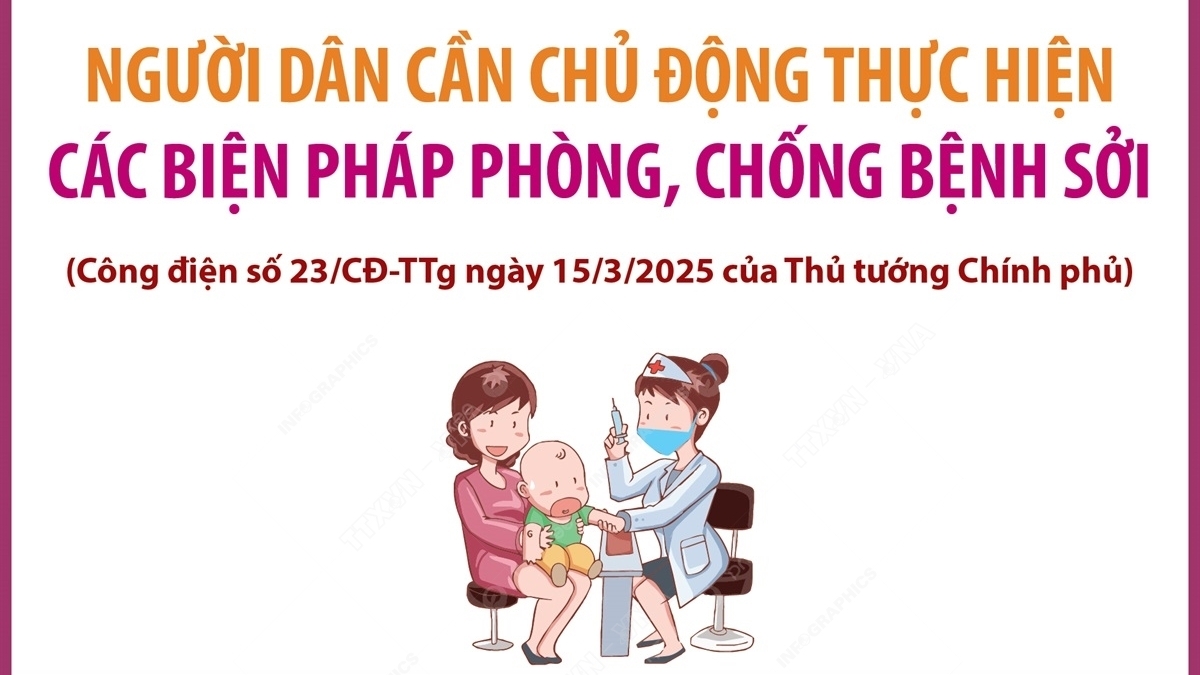 Đẩy nhanh tiêm chủng vaccine phòng, chống bệnh sởi