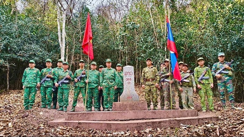Bộ đội biên phòng Nghệ An và Xiangkhouang, Lào tuần tra song phương bảo vệ biên giới