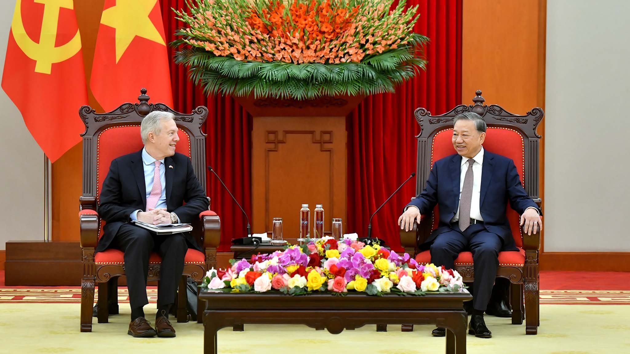 Tổng Bí thư Tô Lâm tiếp đoàn doanh nghiệp Hội đồng kinh doanh Hoa Kỳ-ASEAN