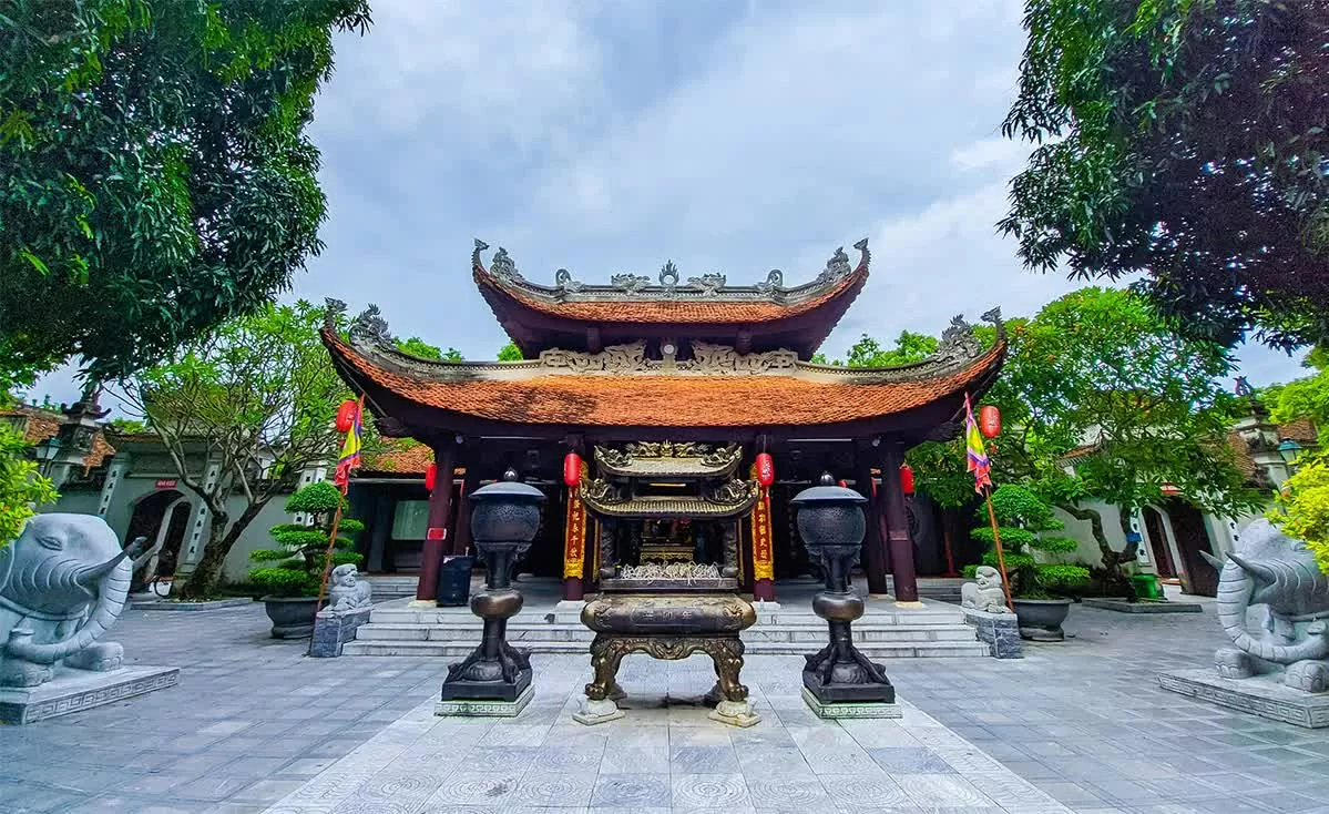 Đền Đô ở TP. Từ Sơn. (Ảnh: Vương Lộc)