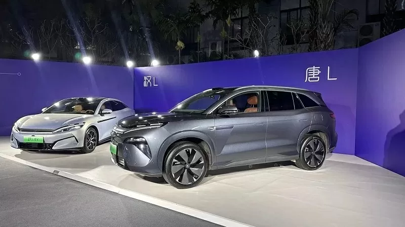 Hai mẫu xe BYD cao cấp sedan Han L và SUV Tang L Hai mẫu xe BYD cao cấp sedan Han L và SUV Tang L