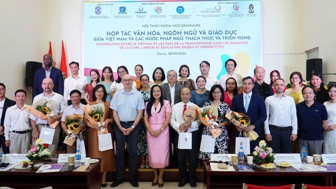 Tạo không gian trao đổi về chiến lược phát triển, thúc đẩy tiếng Pháp trong giáo dục và giao tiếp quốc tế