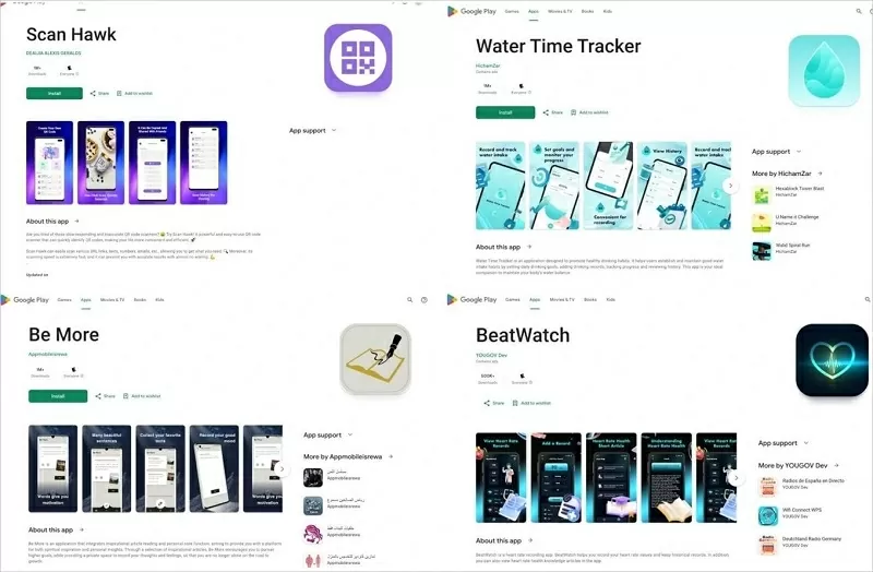 Một số ứng dụng độc hại được phát hiện trên kho ứng dụng Google Play Một số ứng dụng độc hại được phát hiện trên kho ứng dụng Google Play