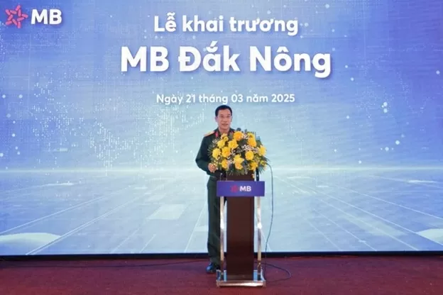 ông Lưu Trung Thái, Chủ tịch HĐQT MB phát biểu tại Lễ khai trương. ông Lưu Trung Thái, Chủ tịch HĐQT MB phát biểu tại Lễ khai trương.