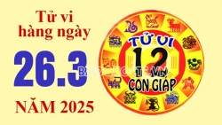 Tử vi hôm nay, xem tử vi 12 con giáp hôm nay ngày 26/3/2025: Tuổi Tuất tình cảm ngọt ngào