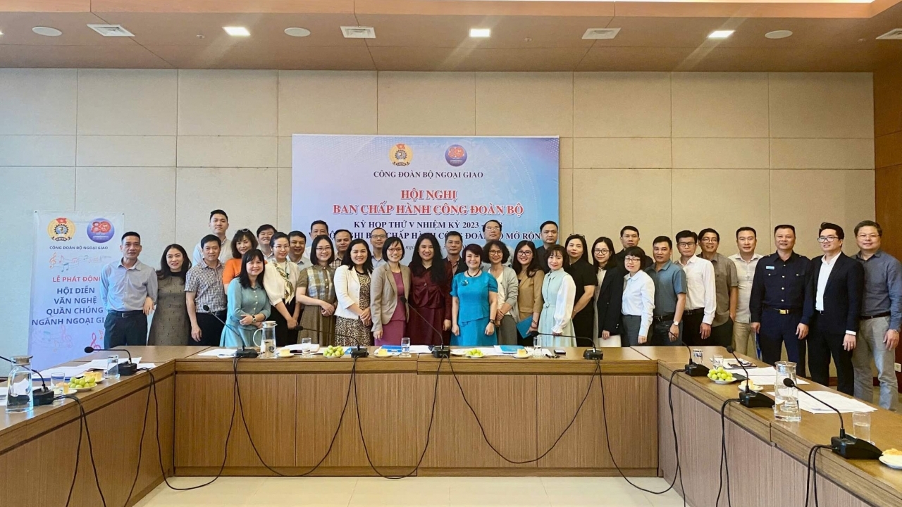 Hội nghị Ban chấp hành Công đoàn Bộ Ngoại giao năm 2025