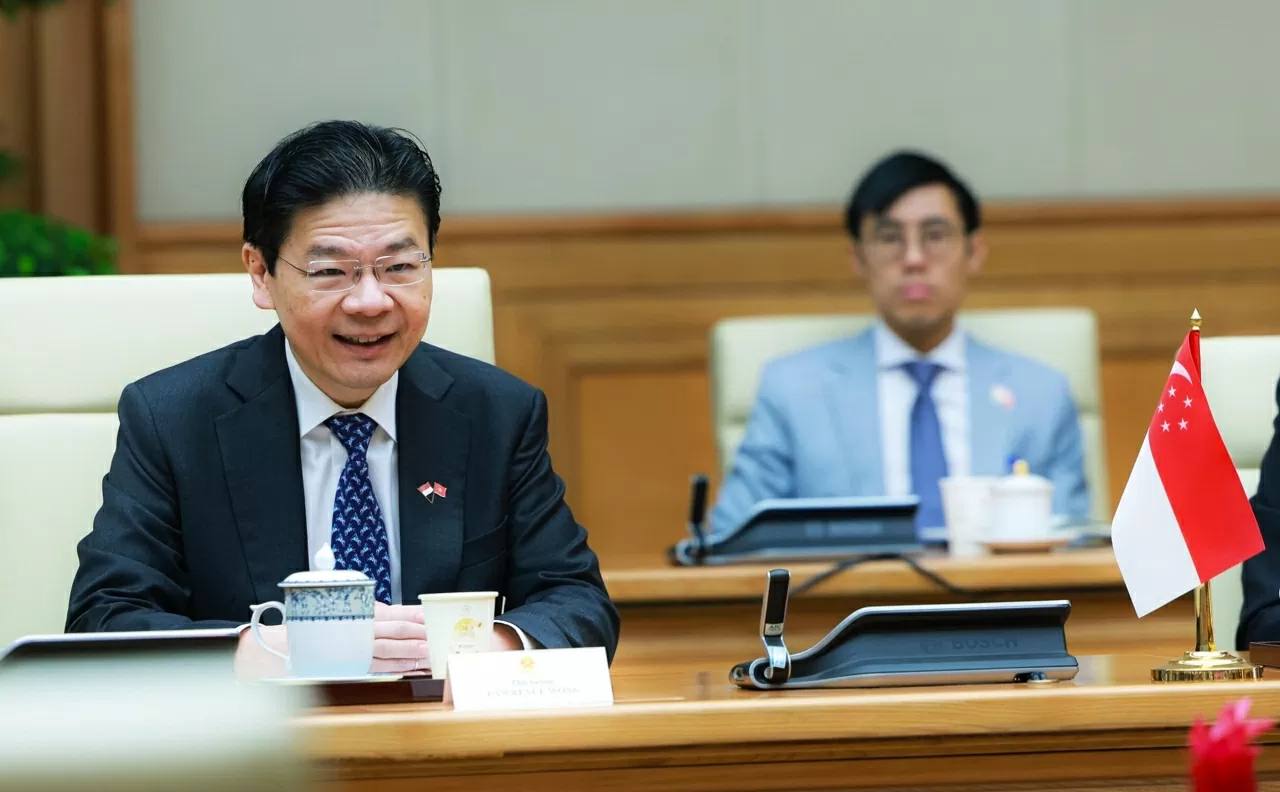Thủ tướng Lawrence Wong nhấn mạnh Việt Nam là Đối tác Chiến lược toàn diện đầu tiên của Singapore trong ASEAN.(Ảnh:Thành Long) Thủ tướng Lawrence Wong nhấn mạnh Việt Nam là Đối tác Chiến lược toàn diện đầu tiên của Singapore trong ASEAN.(Ảnh:Thành Long)