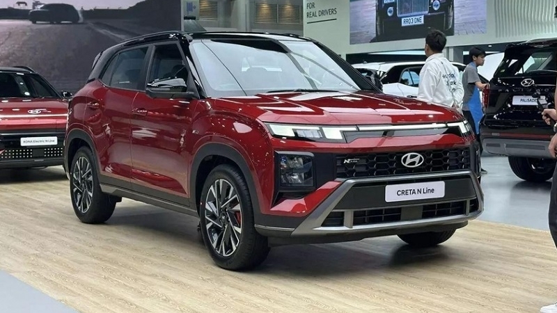 Cận cảnh Hyundai Creta N Line 2025 vừa ra mắt tại Thái Lan, giá từ 904 triệu đồng