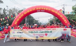 Gần 200.000 người tham gia Chiến dịch 'Triệu bước chân nhân ái – Tiếp nối trang sử vàng'