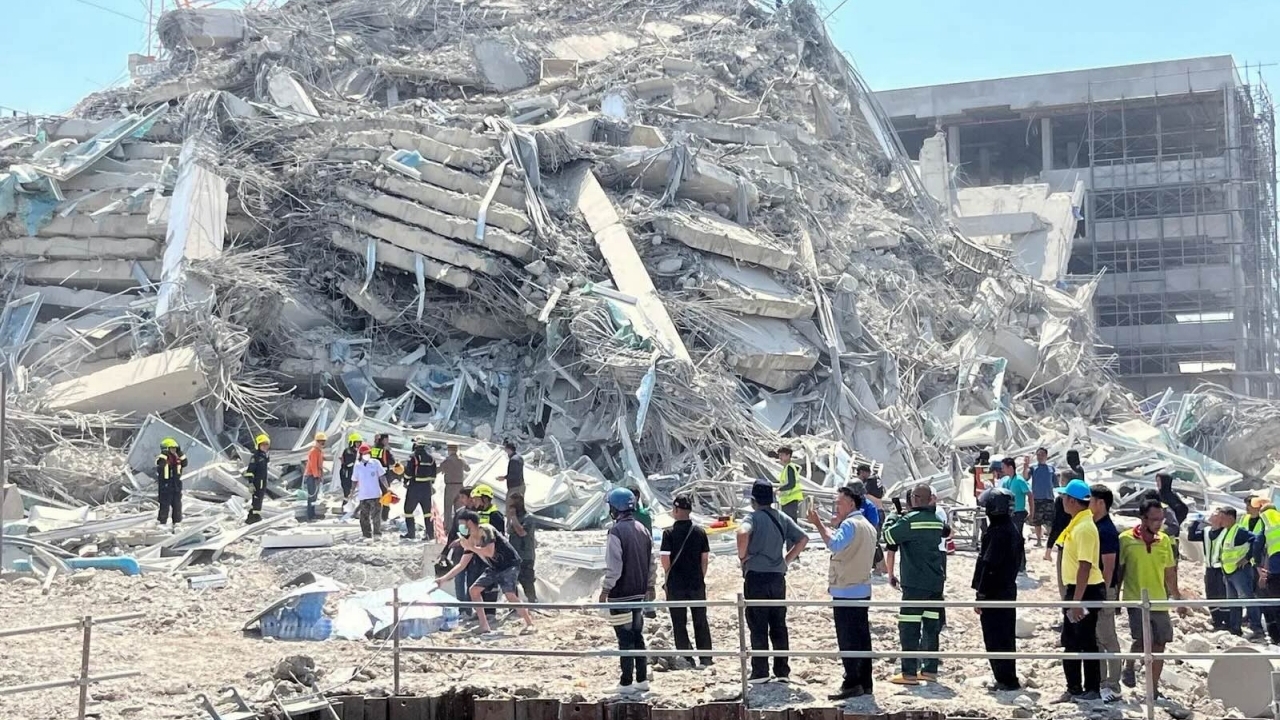 Hình ảnh trận động đất mạnh làm rung chuyển miền Trung Myanmar, Bangkok (Thái Lan)