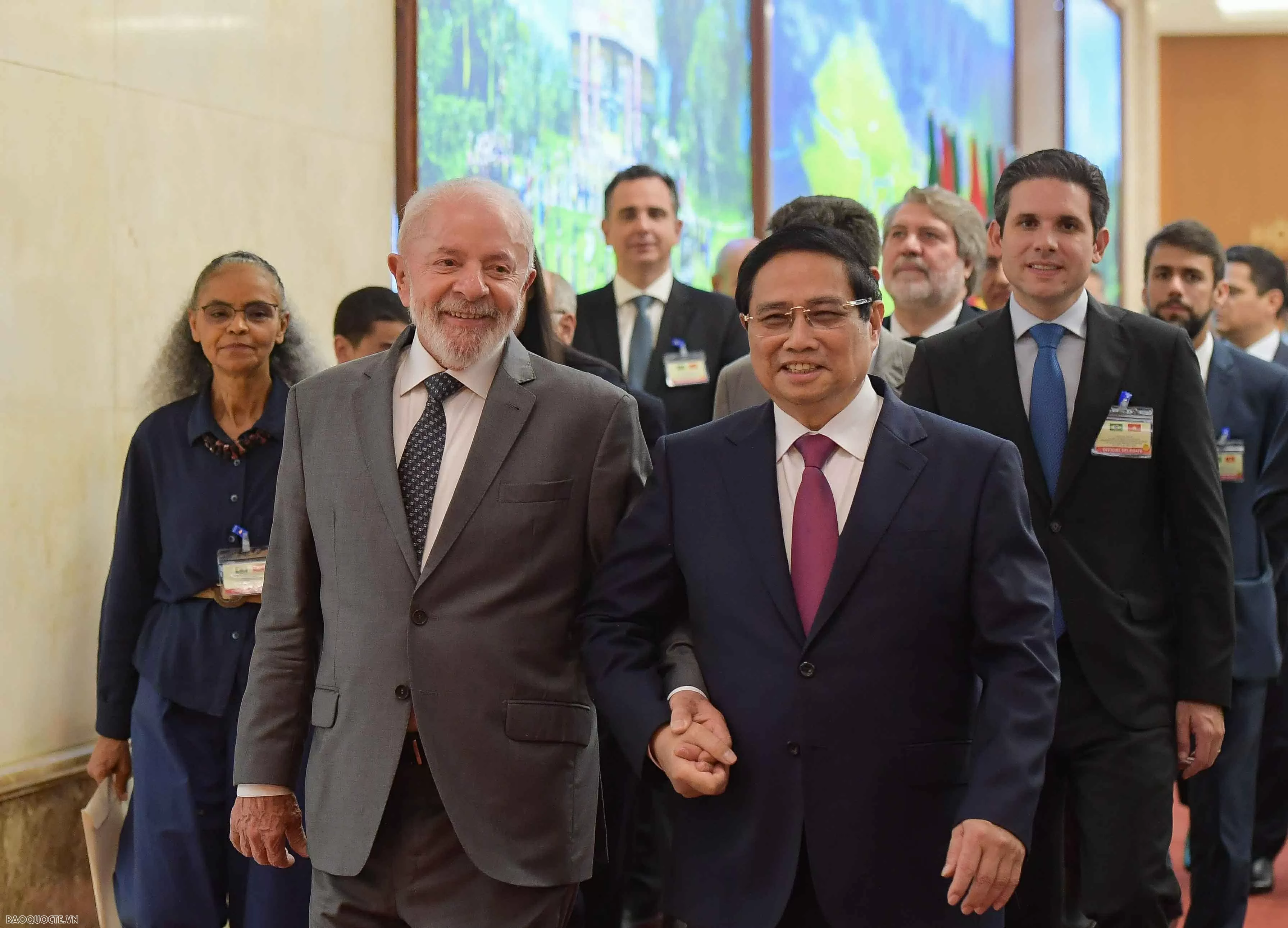 Thủ tướng Phạm Minh Chính hội kiến Tổng thống Brazil Thủ tướng Phạm Minh Chính hội kiến Tổng thống Brazil