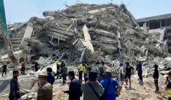 Thái Lan nỗ lực tìm kiếm người mất tích trong đống đổ nát do động đất