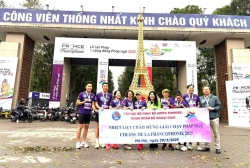 Phát huy tinh thần vui - khỏe - gắn kết, Câu lạc bộ chạy bộ Bộ Ngoại giao tích cực tham gia Giải chạy Pháp ngữ 2025