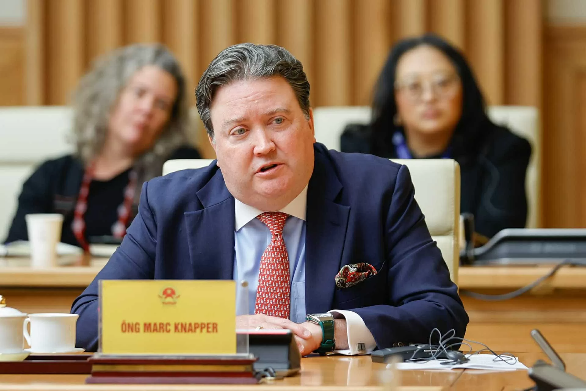 Thủ tướng Phạm Minh Chính tiếp đoàn lãnh đạo các trường đại học hàng đầu của Hoa Kỳ Thủ tướng Phạm Minh Chính tiếp đoàn lãnh đạo các trường đại học hàng đầu của Hoa Kỳ