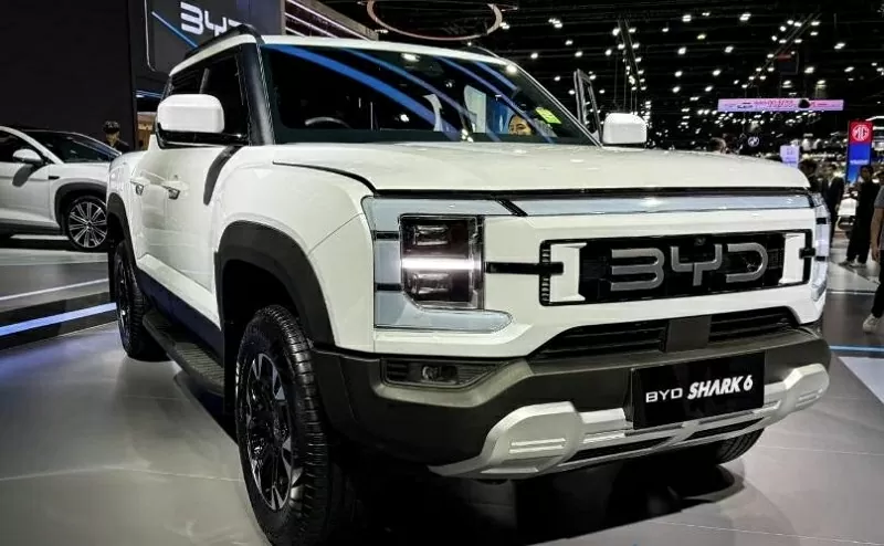 BYD Shark 6 được trang bị hệ truyền động hybrid cắm sạc (PHEV) BYD Shark 6 được trang bị hệ truyền động hybrid cắm sạc (PHEV)