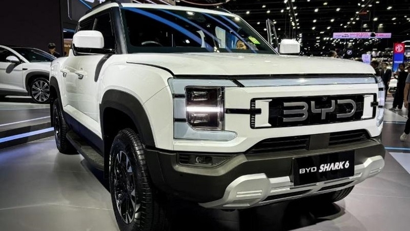 Cận cảnh xe bán tải BYD Shark 6 vừa trình làng tại BIMS 2025