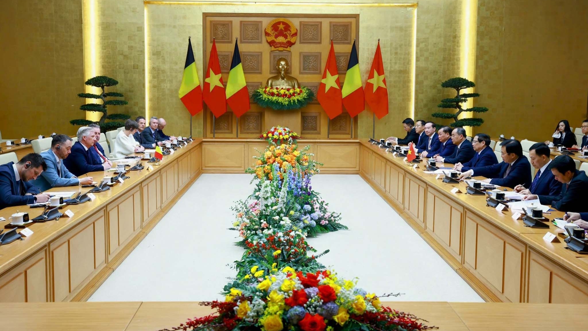 Tạo xung lực, đưa quan hệ hợp tác nhiều mặt Việt Nam-Bỉ lên tầm cao mới