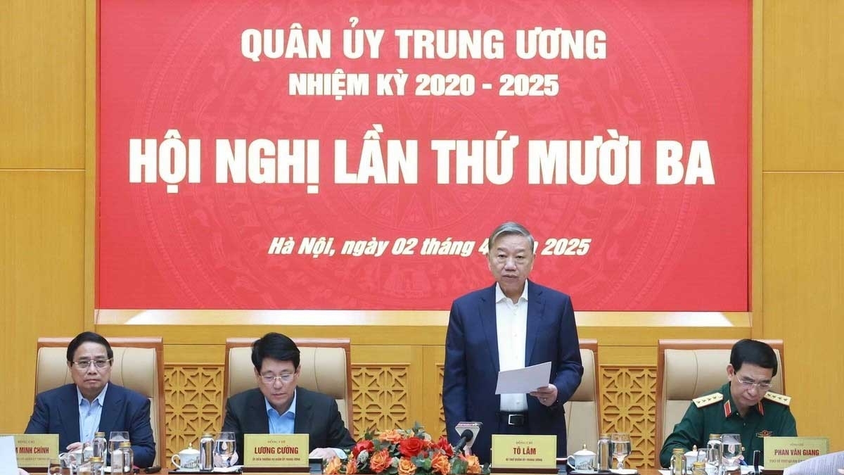 Tổng Bí thư Tô Lâm chủ trì Hội nghị Quân ủy Trung ương về tổ chức quân sự địa phương 'tinh, gọn, mạnh'