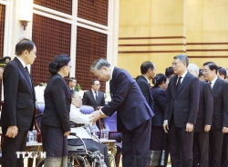 Tổng Bí thư Tô Lâm viếng đồng chí Khamtay Siphandone