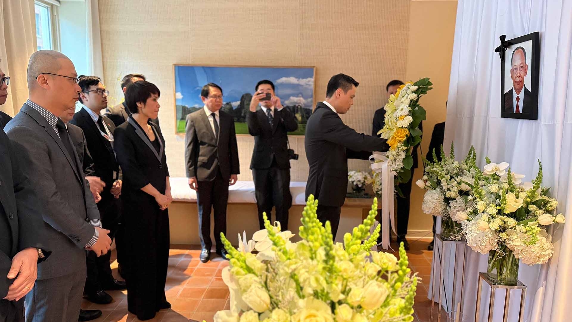 Tưởng nhớ đồng chí Khamtay Siphandone tại New York, Hoa Kỳ