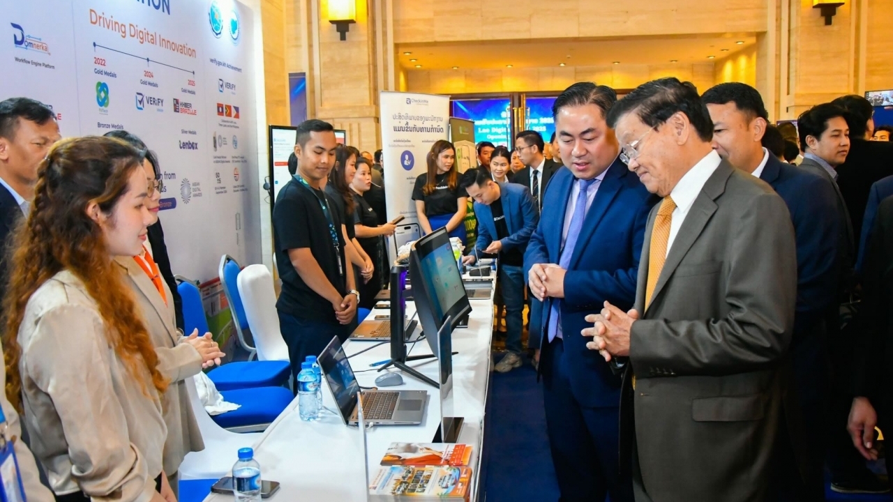 Tuần lễ số 2025: Hoạt động thúc đẩy tăng trưởng số hóa tại Lào