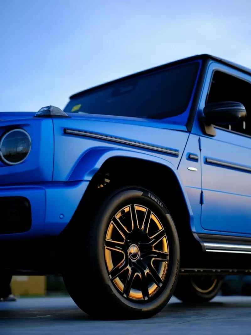 Bộ mâm thể thao AMG 10 chấu đặc trưng trên Mercedes-Benz G 580 EQ Edition One Bộ mâm thể thao AMG 10 chấu đặc trưng trên Mercedes-Benz G 580 EQ Edition One