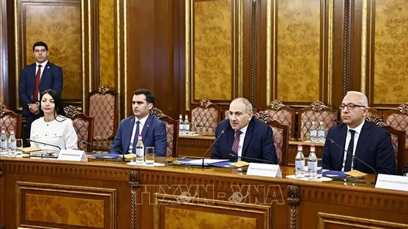 Chủ tịch Quốc hội Trần Thanh Mẫn hội kiến Thủ tướng Armenia Chủ tịch Quốc hội Trần Thanh Mẫn hội kiến Thủ tướng Armenia