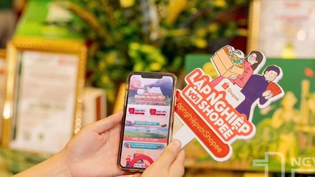 Tỉnh Thái Nguyên có gian hàng nông sản chung trên sàn thương mại điện tử Shopee