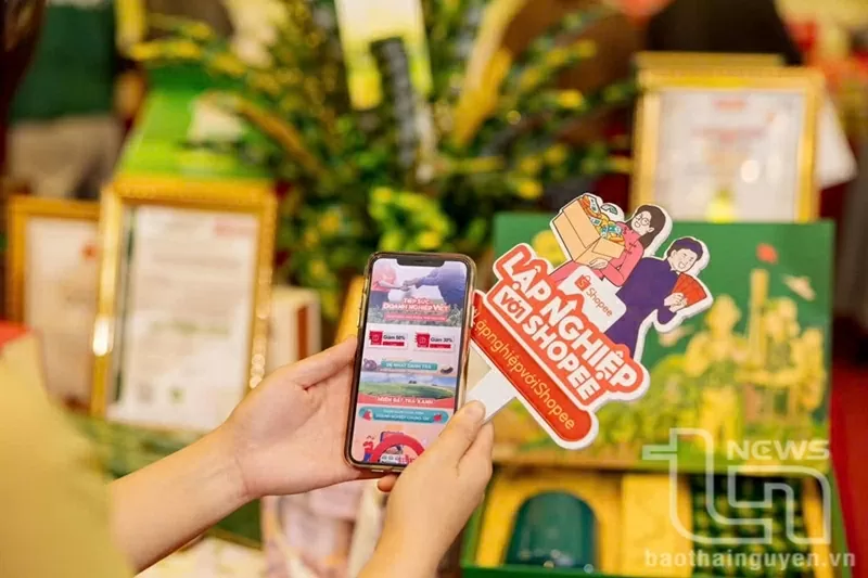 Tỉnh Thái Nguyên có gian hàng nông sản chung trên sàn thương mại điện tử Shopee Tỉnh Thái Nguyên có gian hàng nông sản chung trên sàn thương mại điện tử Shopee