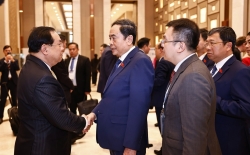 Chủ tịch Quốc hội Trần Thanh Mẫn tiếp Chủ nhiệm Ủy ban Đối ngoại Quốc hội Lào Sanya Praseuth