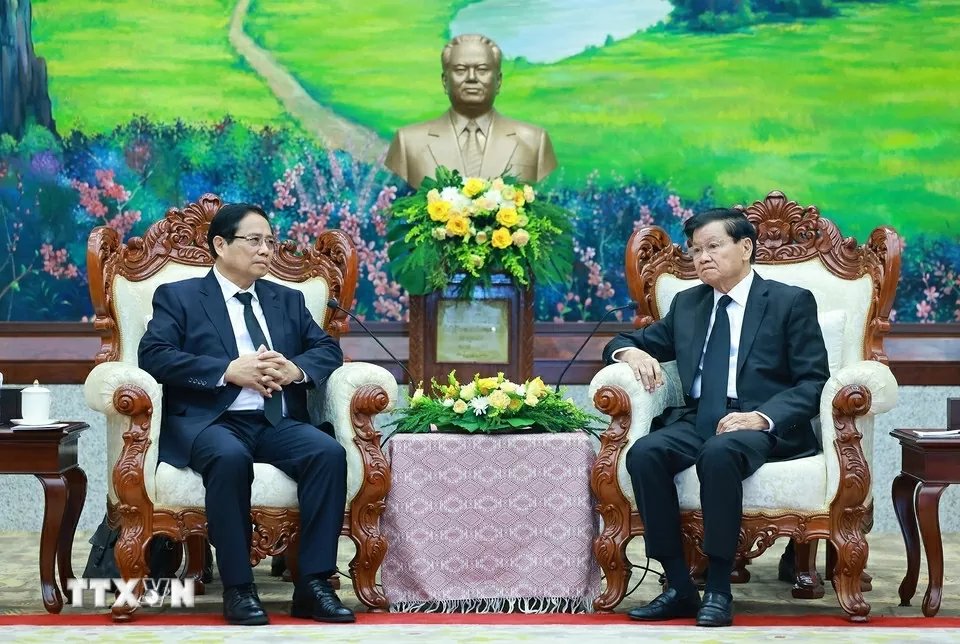 Thủ tướng Phạm Minh Chính dự Lễ truy điệu đồng chí Khamtay Siphandone và gặp gỡ lãnh đạo Lào Thủ tướng Phạm Minh Chính dự Lễ truy điệu đồng chí Khamtay Siphandone và gặp gỡ lãnh đạo cấp cao Lào